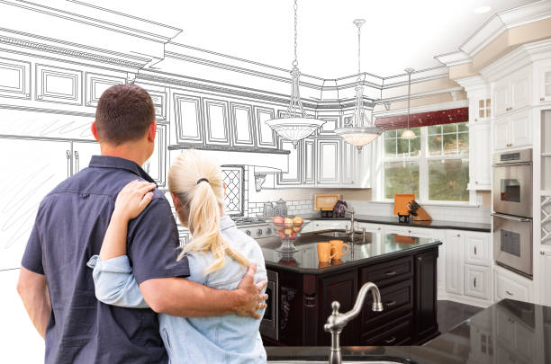 Professional Kitchen Remodeling technician working in Bay City, WI